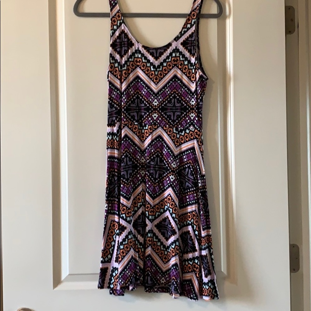 A-line dress with stretch